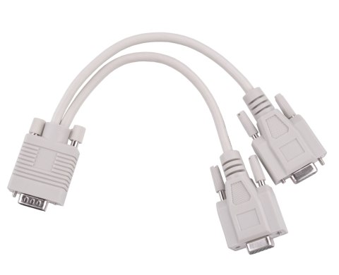 Adapter VGA (15pin męski) -2x (15pin żeński) Adapter VGA (15pin męski) -2x (15pin żeński)