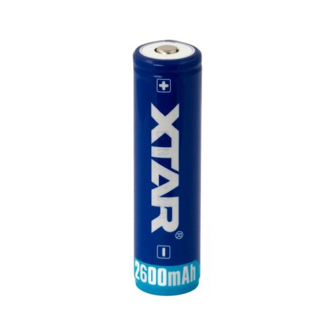 Akumulator XTAR 18650 3,7V Li-ion 2600mAh z zabezpieczeniem Akumulator XTAR 18650 3,7V Li-ion 2600mAh z zabezpieczeniem