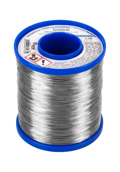 Cyna 0.90mm/1kg Sn60Pb40 CYNEL Cyna 0.90mm/1kg Sn60Pb40 CYNEL