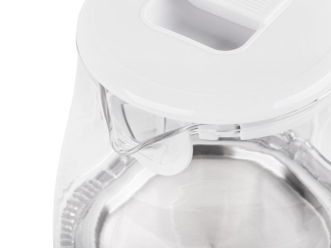 Czajnik elektryczny TEESA, szklany, 1650 W, biały, 1 L Czajnik elektryczny TEESA, szklany, 1650 W, biały, 1 L