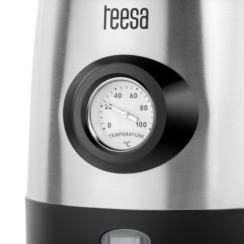 Czajnik elektryczny z wskaźnikiem temperatury wody, TEESA, stal nierdzewna, 2200W, 1,7L Czajnik elektryczny z wskaźnikiem temperatury wody, TEESA, stal nierdzewna, 2200W, 1,7L