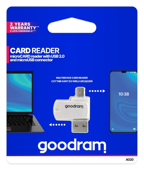 Czytnik kart MicroSD OTG Goodram Czytnik kart MicroSD OTG Goodram