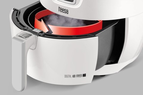 Frytkownica beztłuszczowa TEESA DIGITAL AIR FRYER 3,2L WHITE Frytkownica beztłuszczowa TEESA DIGITAL AIR FRYER 3,2L WHITE