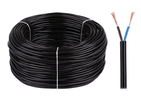 Kabel elektryczny OMY 2x1 300/300V czarny Kabel elektryczny OMY 2x1 300/300V czarny