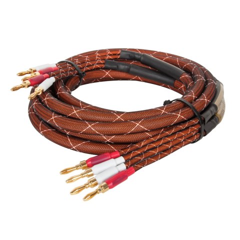 Kabel głośnikowy 3.0m Kruger&Matz (wtyki banan) Kabel głośnikowy 3.0m Kruger&Matz (wtyki banan)