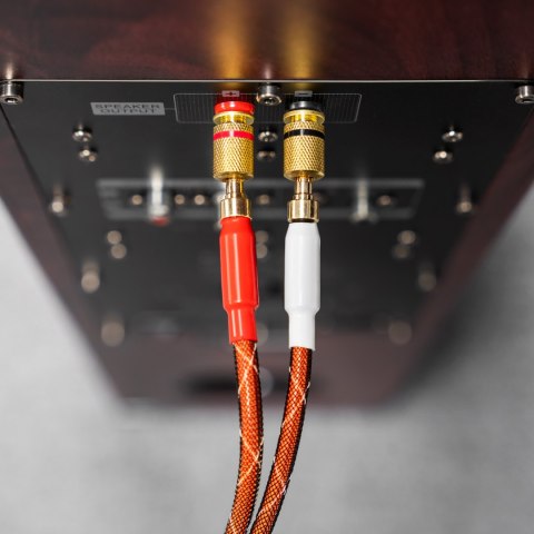 Kabel głośnikowy 3.0m Kruger&Matz (wtyki banan) Kabel głośnikowy 3.0m Kruger&Matz (wtyki banan)