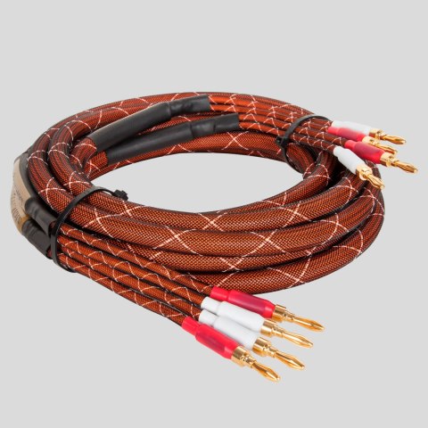 Kabel głośnikowy 3.0m Kruger&Matz (wtyki banan) Kabel głośnikowy 3.0m Kruger&Matz (wtyki banan)