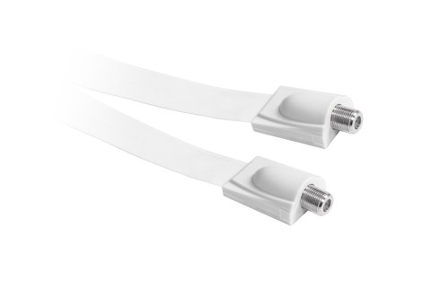 Kabel gniazdo F-gniazdo F okienny HQ biały LX5137B Kabel gniazdo F-gniazdo F okienny HQ biały LX5137B