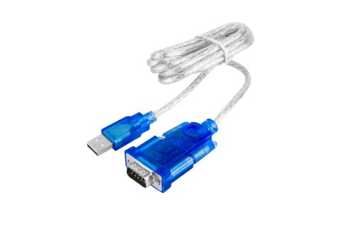 Kabel konwerter USB 2.0 - RS232 (DB9M) Kabel konwerter USB 2.0 - RS232 (DB9M)