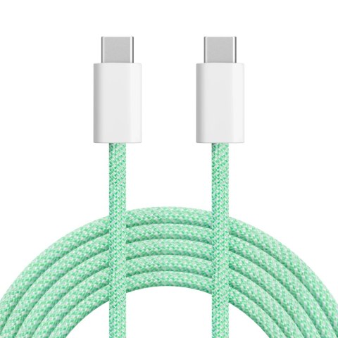 Kabel USB typu C - USB typu C 100 W 1,5 m zielony Kruger&Matz Basic Kabel USB typu C - USB typu C 100 W 1,5 m zielony Kruger&Matz Basic