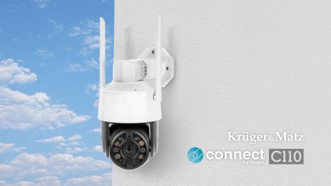 Kamera Wi-Fi zewnętrzna Kruger&Matz Connect C110 Tuya Kamera Wi-Fi zewnętrzna Kruger&Matz Connect C110 Tuya