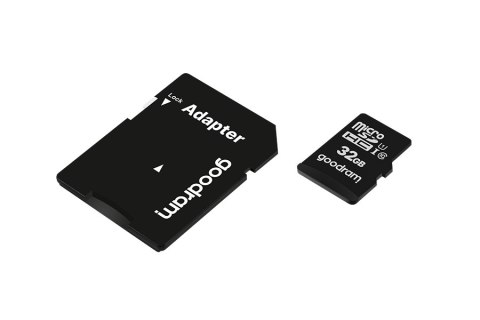 Karta pamięci microSD 32GB UHS-I Goodram z adapterem Karta pamięci microSD 32GB UHS-I Goodram z adapterem