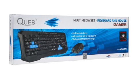 Klawiatura + mysz laserowa Quer Gamer Klawiatura + mysz laserowa Quer Gamer