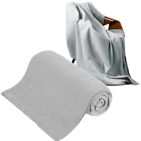 Koc polarowy 130x150 cm TEESA - szary Koc polarowy 130x150 cm TEESA - szary