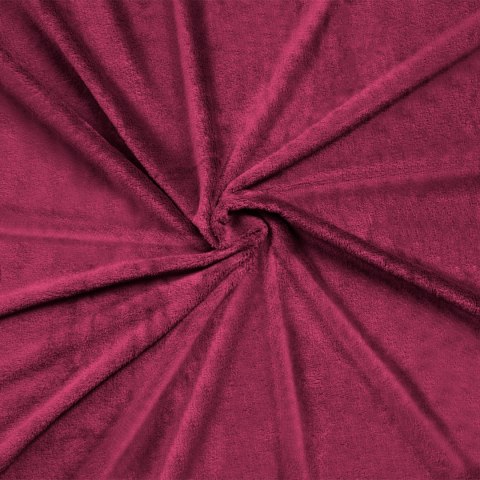 Koc polarowy 150x200 cm TEESA - amarantowy Koc polarowy 150x200 cm TEESA - amarantowy