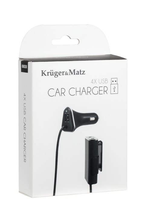 Ładowarka samochodowa Kruger&Matz 4xUSB 9,6A Ładowarka samochodowa Kruger&Matz 4xUSB 9,6A