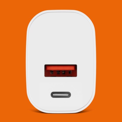 Ładowarka sieciowa Kruger&Matz GaN dual USB z funkcją Power Delivery i Quick Charge Ładowarka sieciowa Kruger&Matz GaN dual USB z funkcją Power Delivery i Quick Charge