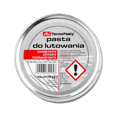 Pasta lutownicza 100g AG AGT-038 Pasta lutownicza 100g AG AGT-038