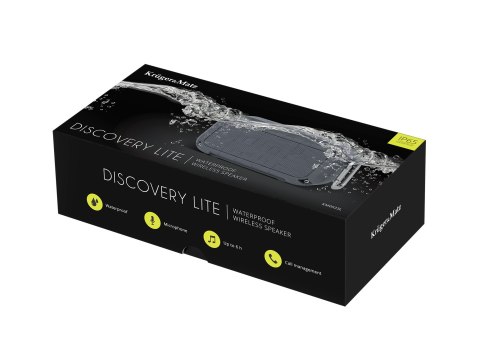 Przenośny wodoodporny głośnik Bluetooth Kruger&Matz Discovery Lite Przenośny wodoodporny głośnik Bluetooth Kruger&Matz Discovery Lite