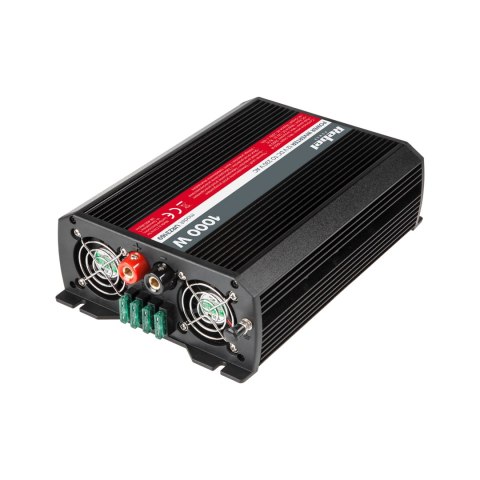 Przetwornica REBEL 12V/230V 1000W 2 gniazda typu F :niemieckie Przetwornica REBEL 12V/230V 1000W 2 gniazda typu F :niemieckie