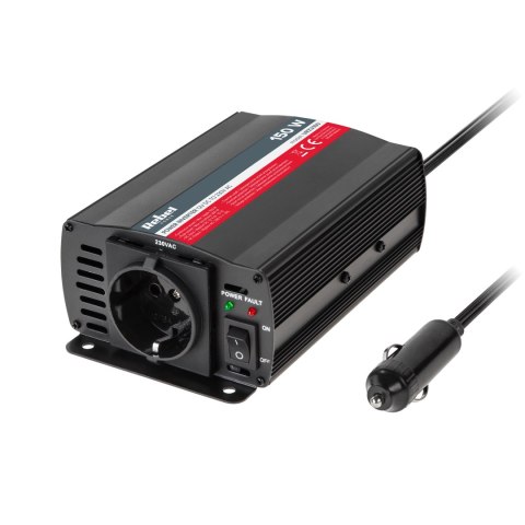 Przetwornica REBEL 12V/230V 150W (gn. typu F :niemieckie) Przetwornica REBEL 12V/230V 150W (gn. typu F :niemieckie)