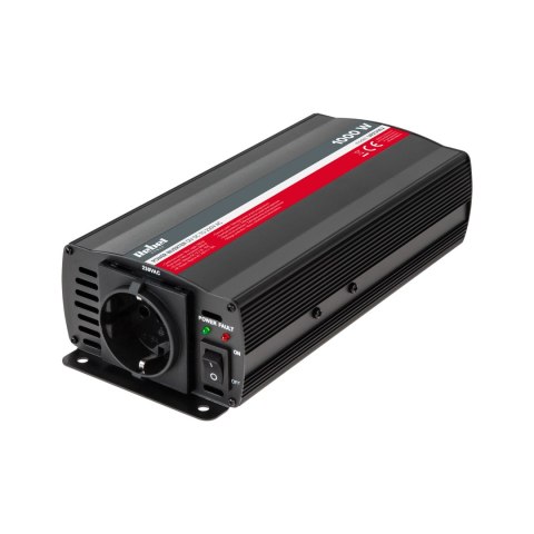 Przetwornica REBEL 12V/230V 500W (gn. typu F :niemieckie) Przetwornica REBEL 12V/230V 500W (gn. typu F :niemieckie)