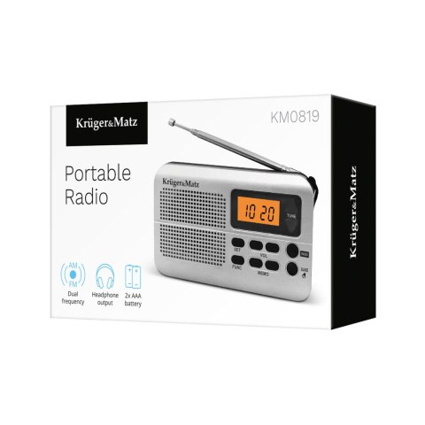 Radio przenośne Kruger&Matz model KM0819 Radio przenośne Kruger&Matz model KM0819