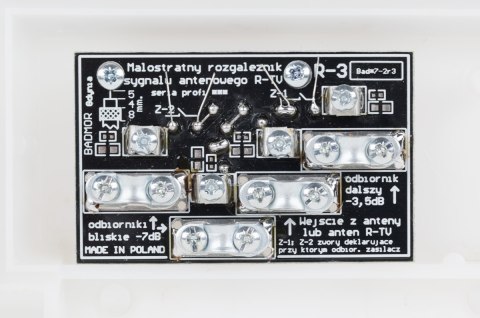 Rozgałęziacz sygnału antenowego R3 R-TV 1-69+UKF zew.BADMOR Rozgałęziacz sygnału antenowego R3 R-TV 1-69+UKF zew.BADMOR