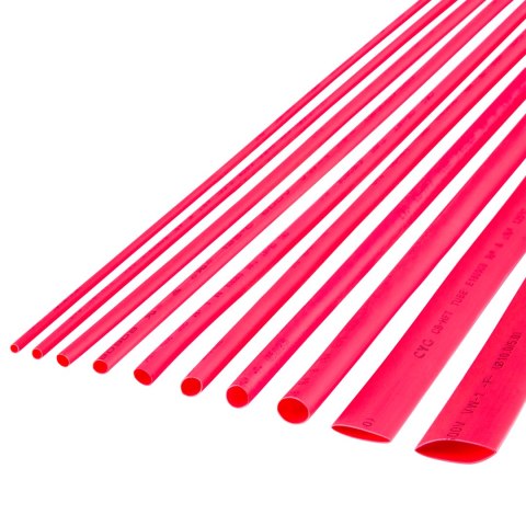 Rurka termokurczliwa 6,5 mm-1 m czerwona Rebel Rurka termokurczliwa 6,5 mm-1 m czerwona Rebel