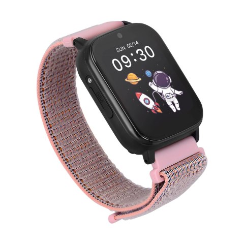 Smartwatch Garett Kids Tech 4G różowy velcro Smartwatch Garett Kids Tech 4G różowy velcro