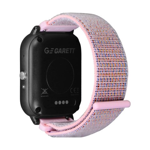 Smartwatch Garett Kids Tech 4G różowy velcro Smartwatch Garett Kids Tech 4G różowy velcro