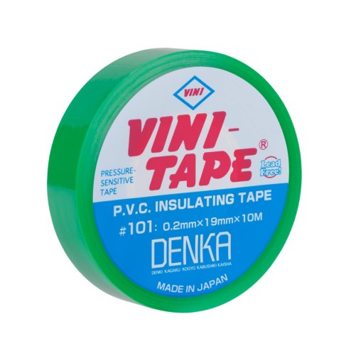 Taśma VINI 101 0,2x19x10 klejąca zielona Taśma VINI 101 0,2x19x10 klejąca zielona