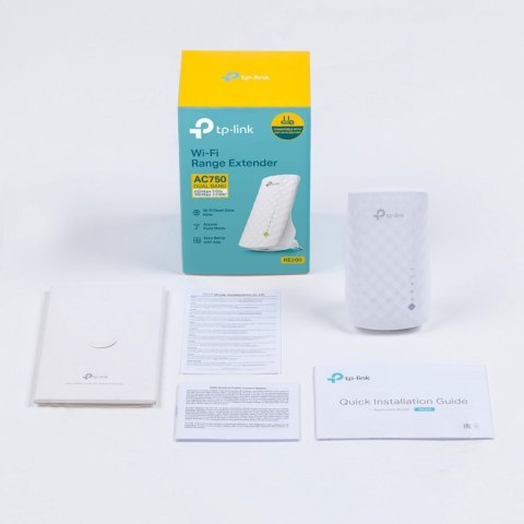 TP-LINK TL-RE200 Uniwersalny wzmacniacz sieci bezprzewodowej AC-750 Dual Band TP-LINK TL-RE200 Uniwersalny wzmacniacz sieci bezprzewodowej AC-750 Dual Band