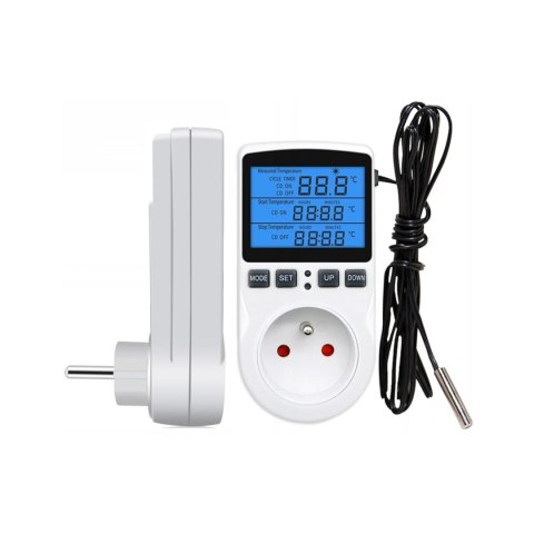 Termostat z gniazdem 230V E6185 Termostat z gniazdem 230V E6185