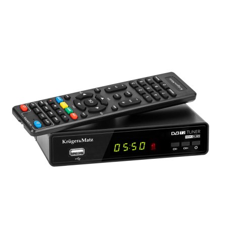 Tuner DVB-T2 H.265 HEVC Kruger&Matz Tuner DVB-T2 H.265 HEVC Kruger&Matz