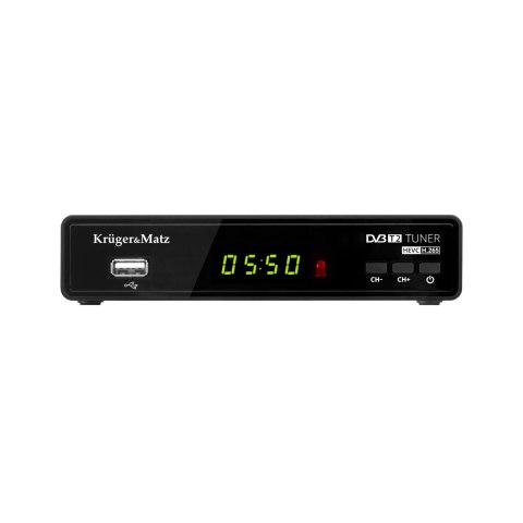 Tuner DVB-T2 H.265 HEVC Kruger&Matz Tuner DVB-T2 H.265 HEVC Kruger&Matz