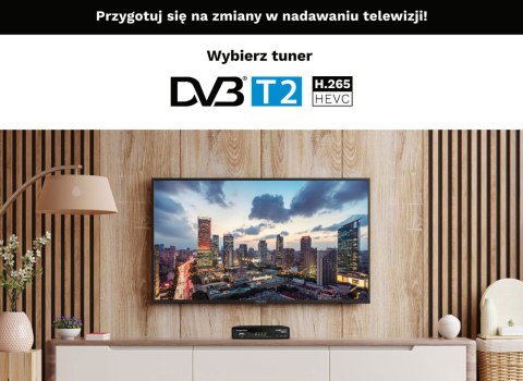 Tuner DVB-T2 H.265 HEVC Kruger&Matz Tuner DVB-T2 H.265 HEVC Kruger&Matz