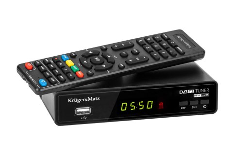 Tuner DVB-T2 H.265 HEVC Kruger&Matz Tuner DVB-T2 H.265 HEVC Kruger&Matz