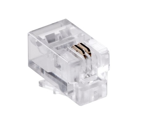 Wtyk telefon. 4P 2C x100szt Wtyk telefon. 4P 2C x100szt