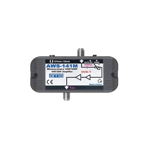 Wzmacniacz antenowy AMS AWS-141M Wzmacniacz antenowy AMS AWS-141M