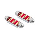 Żarówka samochodowa LED SV8,5 (Canbus) T11x41 12 SMD 3014, 12V