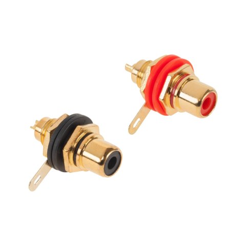 Gniazdo RCA złote montaż HQ Cabletech Gniazdo RCA złote montaż HQ Cabletech