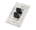 Gniazdo naścienne 2 x HDMI