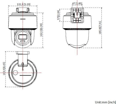 Kamera IP Hilook by Hikvision PTZ-N6MP-P Kamera IP Hilook by Hikvision PTZ-N6MP-P