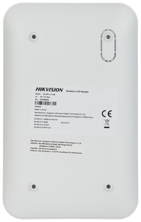 BEZPRZEWODOWA KLAWIATURA AX PRO DS-PK1-LT-WE Hikvision BEZPRZEWODOWA KLAWIATURA AX PRO DS-PK1-LT-WE Hikvision