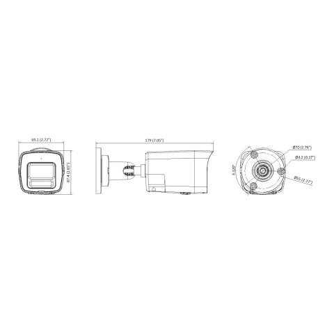 KAMERA IP DS-2CD1043G2-LIUF/SL(2.8MM)PL Smart Hybrid Light - 4 Mpx Hikvision KAMERA IP DS-2CD1043G2-LIUF/SL(2.8MM)PL Smart Hybrid Light - 4 Mpx Hikvision