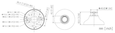 UCHWYT KAMERY PFA109 DAHUA UCHWYT KAMERY PFA109 DAHUA