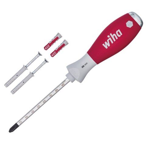 WYBIJAK OTWORÓW Z WKRĘTAKIEM KRZYŻAKOWYM PH2 WH-SOFTFINISH/41289 WIHA WYBIJAK OTWORÓW Z WKRĘTAKIEM KRZYŻAKOWYM PH2 WH-SOFTFINISH/41289 WIHA