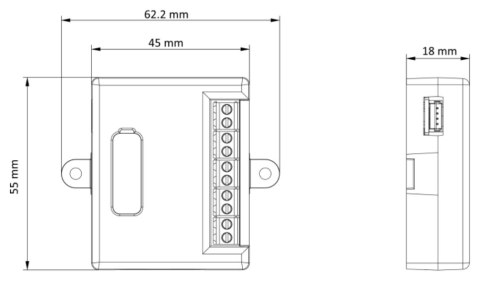 MODUŁ EKSPANDERA WEJŚĆ DS-KD-AL8 Hikvision MODUŁ EKSPANDERA WEJŚĆ DS-KD-AL8 Hikvision