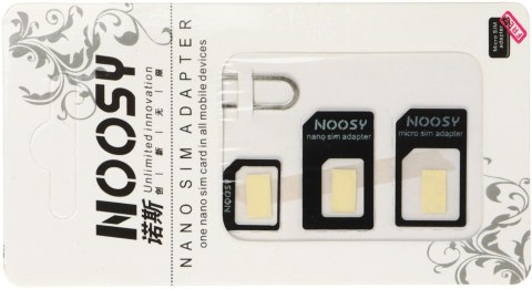 ZESTAW ADAPTERÓW SIM SIM-3IN1 NOOSY ZESTAW ADAPTERÓW SIM SIM-3IN1 NOOSY